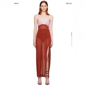 Nensi Dojaka Sheer Maxi Dress